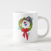 Frosty the Snowman™ | Frosty Holiday Wreath Jumbo-Tasse (Rechts)