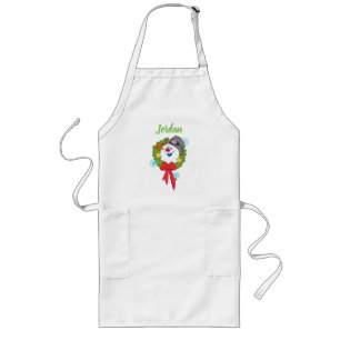 Frosty the Snowman™ Frosty Holiday Wreath Lange Schürze