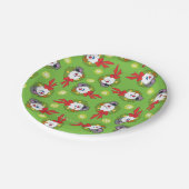 Frosty the Snowman™ | Frosty Holiday Wreath Pappteller (Schrägansicht)