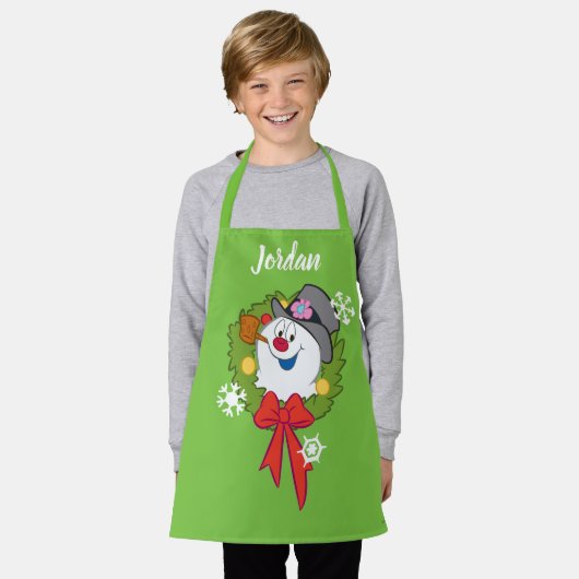Frosty the Snowman™ | Frosty Holiday Wreath Schürze (Getragen)