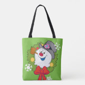 Frosty the Snowman™ | Frosty Holiday Wreath Tasche (Rückseite)