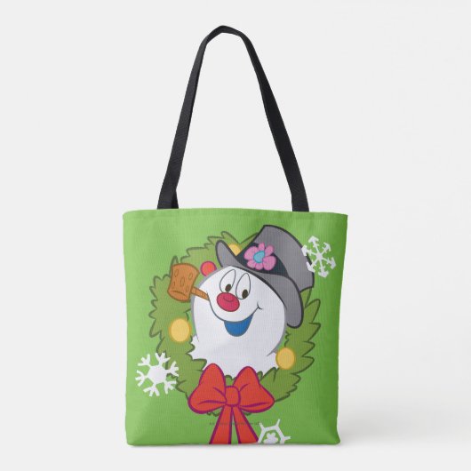 Frosty the Snowman™ | Frosty Holiday Wreath Tasche (Rückseite)
