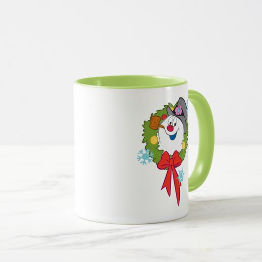 Frosty the Snowman™ | Frosty Holiday Wreath Tasse (VorderseiteRechts)