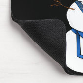 Frosty The Snowman Funny Masonic Holiday Christmas Mousepad (Ecke)