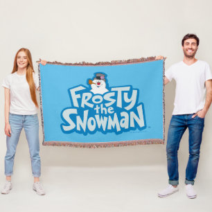Frosty the Snowman™   Gestrickte Logos Decke