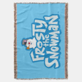 Frosty the Snowman™ | Gestrickte Logos Decke (Vorderseite Vertikal)