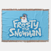 Frosty the Snowman™ | Gestrickte Logos Decke (Vorderseite)