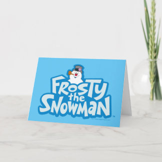 Frosty the Snowman™ | Gestrickte Logos Feiertagskarte