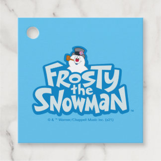 Frosty the Snowman™ | Gestrickte Logos Geschenkanhänger