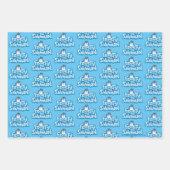 Frosty the Snowman™ | Gestrickte Logos Geschenkpapier Set (Vorderseite 3)
