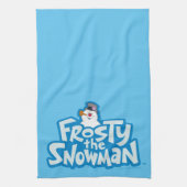 Frosty the Snowman™ | Gestrickte Logos Geschirrtuch (Vertikal)