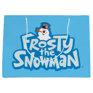 Frosty the Snowman™ Gestrickte Logos Große Geschenktüte