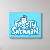 Frosty the Snowman™ | Gestrickte Logos Leinwanddruck (Vorderseite)
