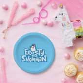 Frosty the Snowman™ | Gestrickte Logos Pappteller (Party)