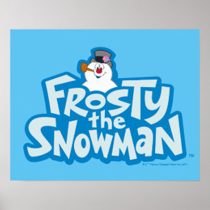 Frosty the Snowman™ Gestrickte Logos Poster