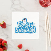 Frosty the Snowman™ | Gestrickte Logos Serviette (Beispiel)