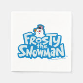 Frosty the Snowman™ | Gestrickte Logos Serviette (Vorderseite)