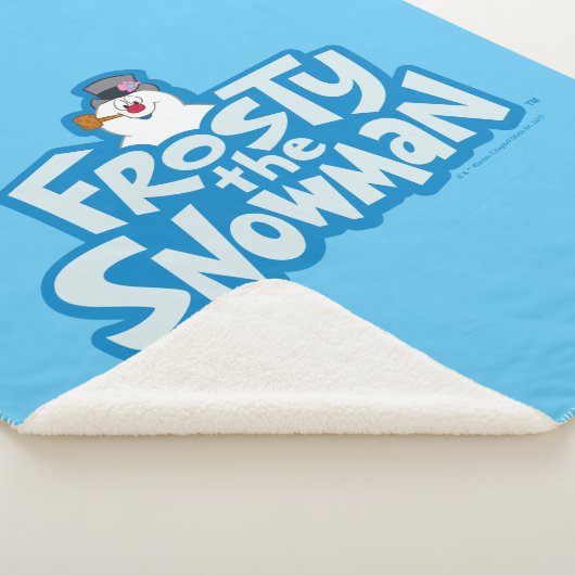 Frosty the Snowman™ | Gestrickte Logos Sherpadecke (3/4)