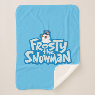 Frosty the Snowman™   Gestrickte Logos Sherpadecke