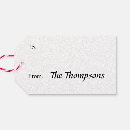 Frosty the Snowman Green Snowflake Pattern Geschenkanhänger (Rückseite Horizontal)