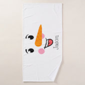 Frosty the Snowman Happy Face Badehandtuch (Badehandtuch)