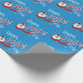 Frosty the Snowman™ | Happy Jolly Fun Geschenkpapier (Ecke)