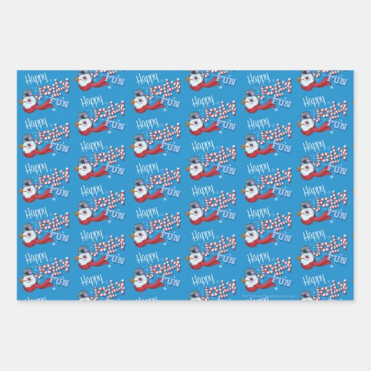 Frosty the Snowman™ | Happy Jolly Fun Geschenkpapier Set (Vorderseite 3)