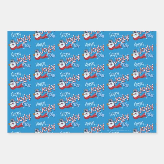 Frosty the Snowman™ | Happy Jolly Fun Geschenkpapier Set (Vorderseite)