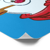 Frosty the Snowman™ | Happy Jolly Fun Poster (Ecke)