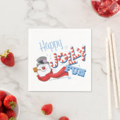 Frosty the Snowman™ | Happy Jolly Fun Serviette (Beispiel)