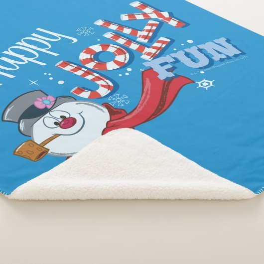 Frosty the Snowman™ | Happy Jolly Fun Sherpadecke (3/4)