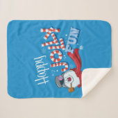 Frosty the Snowman™ | Happy Jolly Fun Sherpadecke (Vorderseite (Horizontal))