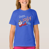 Frosty the Snowman™ | Happy Jolly Fun T-Shirt (Vorderseite)