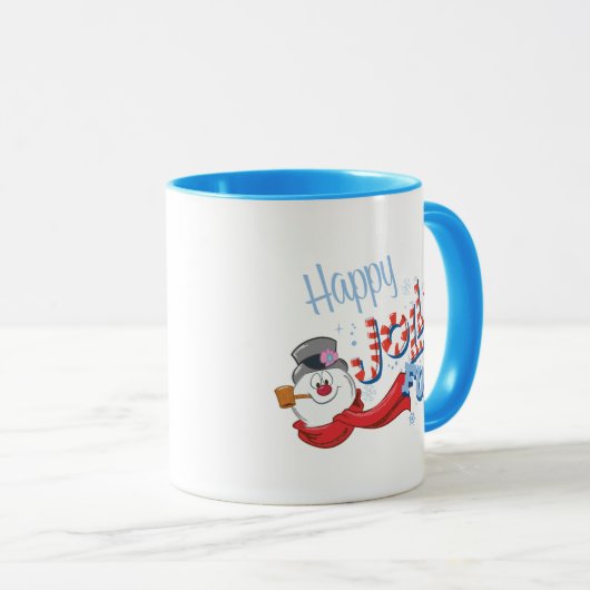 Frosty the Snowman™ | Happy Jolly Fun Tasse (VorderseiteRechts)