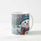 Frosty the Snowman Holiday Tasse (VorderseiteRechts)