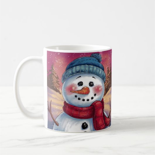 Frosty the Snowman Holiday Tasse (Links)