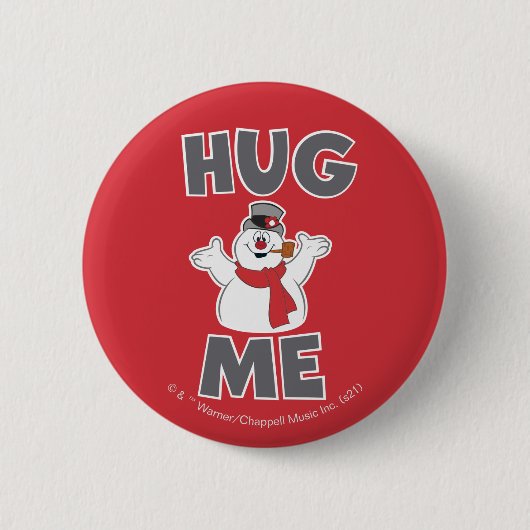 Frosty the Snowman™ | Hug Me Button (Vorderseite)