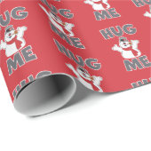 Frosty the Snowman™ | Hug Me Geschenkpapier (Rolleneckpunkt)