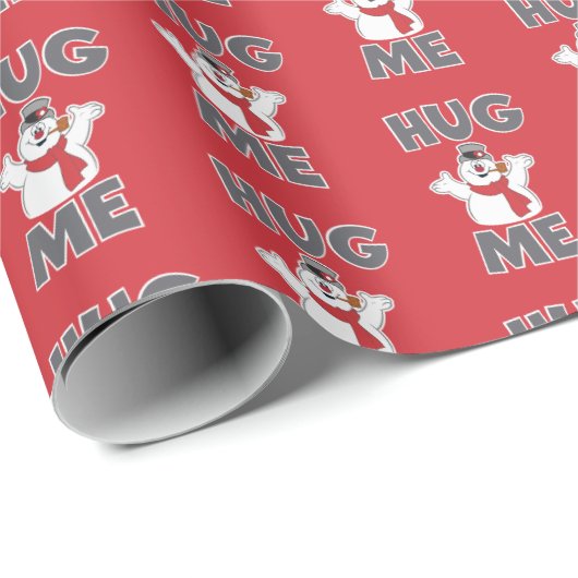 Frosty the Snowman™ | Hug Me Geschenkpapier (Rolleneckpunkt)