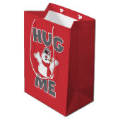 Frosty the Snowman™ | Hug Me Mittlere Geschenktüte (Rückseite Schrägansicht)