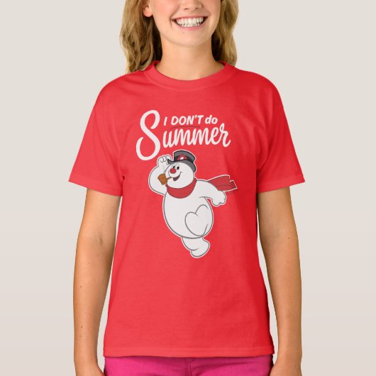 Frosty the Snowman™ | I Don't Do Summer T-Shirt (Vorderseite)
