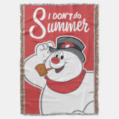 Frosty the Snowman™ | Ich mache den Sommer nicht Decke (Vorderseite Vertikal)