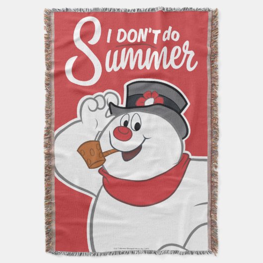Frosty the Snowman™ | Ich mache den Sommer nicht Decke (Vorderseite Vertikal)