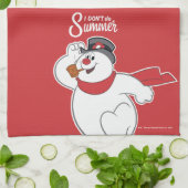 Frosty the Snowman™ | Ich mache den Sommer nicht Geschirrtuch (Gefaltet)