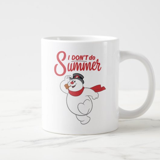 Frosty the Snowman™ | Ich mache den Sommer nicht Jumbo-Tasse (Rechts)