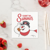 Frosty the Snowman™ | Ich mache den Sommer nicht Serviette (Beispiel)