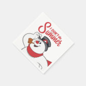 Frosty the Snowman™ | Ich mache den Sommer nicht Serviette (Ecke)