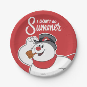 Frosty the Snowman™ Ich mache keinen Sommer Pappteller