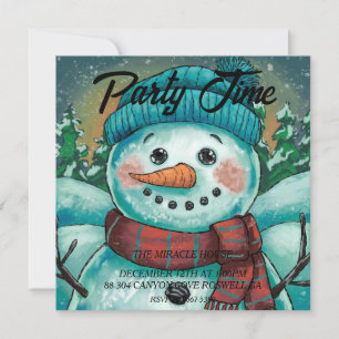 Frosty the Snowman Invasion Einladung