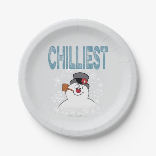 Frosty the Snowman™ | Kältester Pappteller (Vorderseite)